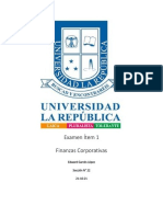 Examen Item 1 Finanzas Corporativas