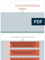 Stabilitas Kimia dan Kinetika Obat