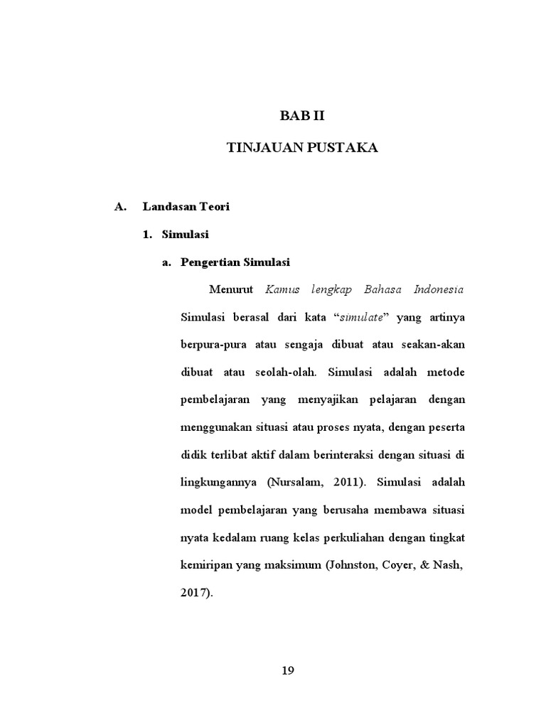 06 Bab Ii Konsep Teori Pdf