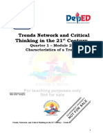 Trends Network and Critical Thinking in The 21st Century Module 2 Q1
