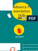 Advance Presentation Skills-OBSERVATION