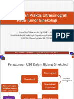 Dr. Gatot NAW - Final Penggunaan Praktis Ultrasonografi Pada Tumor Ginekologi Dr. Gatot NAW, SpOG (K)