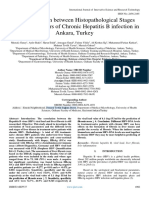 The Correlation Between Histopathological Stages and Viral Markers of Chronic Hepatitis B Infection in Ankara, Turkey