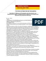 Decreto 253/1995: Transporte Por Automotor de Pasajeros