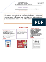 Tipos de Textos - Tarea