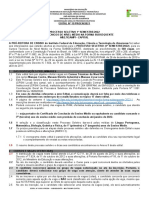 Processo seletivo IFAM cursos técnicos