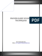 Proven Sleep Hygiene Techniques