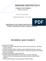 PERKEMBANGAN ARSITEKTUR II Arsitektur Post Modern (Materi Pertemuan 2)