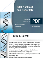 Sifat Kualitatif Dan Kuantitatif II