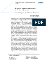 Estrategias de Trabajo Autónomo en Estudiantes Universitarios Noveles de Educación