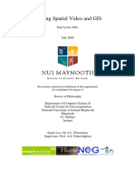 Linking Spatial Video and GIS: Dissertation Submitted in Fulfilment of The Requirements For Candidature For Degree of