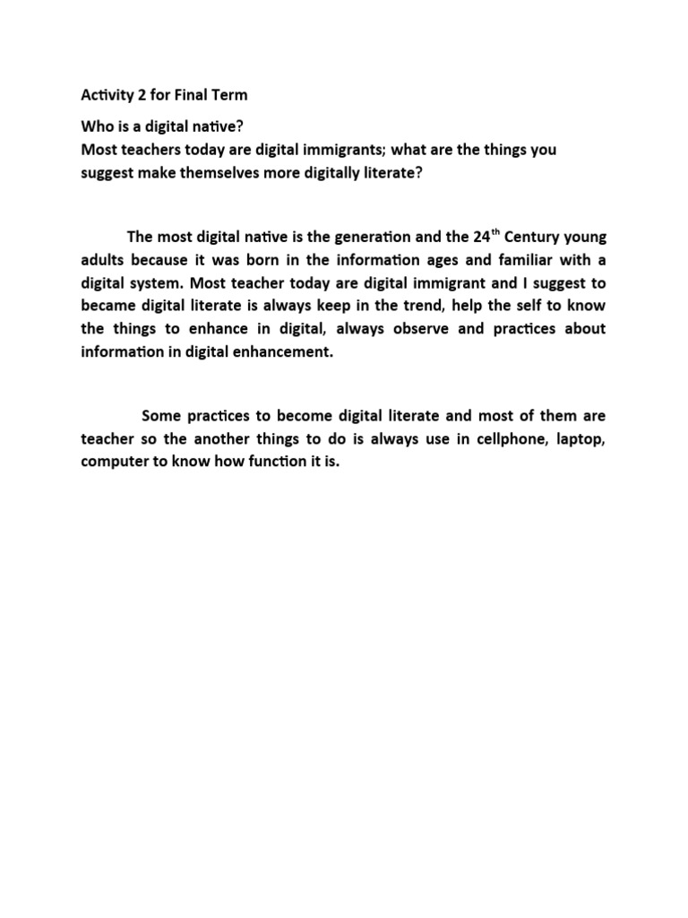 Activity 2 For Final Term | PDF | Social Science