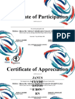 Certificate of Participation-Speakers