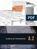 Planta de Ubicacion y Localizacion Con Topografia y Cortes