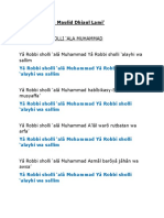 Qasidah Iftitah & Mahalul Qiyam