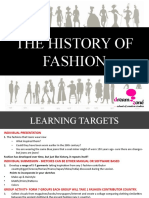 History of Fashion PDF Posting