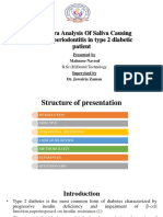 Microflora Analysis of Saliva Causing Chronic Periodontitis in Type 2 Diabetic Patient