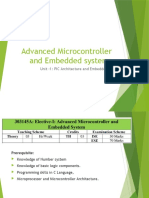Advanced Microcontroller and Embedded Systems