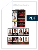 St. Vincent de Feffer College of Camarin, Inc.: Organizational Chart