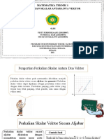 Power Point PTE Perkalian Skalar Antara Dua Vektor