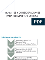 2 Trámites y Consideraciones para Formar Tu Empresa