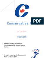 Conservative Party: Steve F. Danielle L. & Brooke S