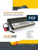 Visual Resposne Audiometry Portable Audiometer Audiolab Pro Vra