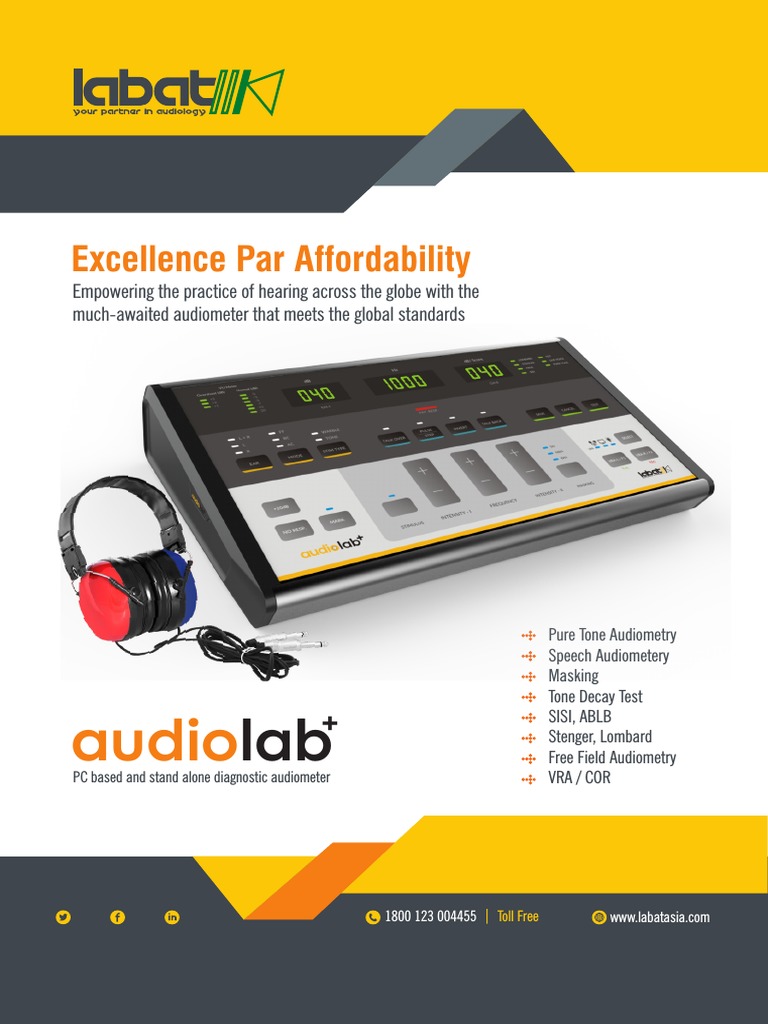 Advanced Audiometry Solutions Overview | PDF | Cognitive Science ...
