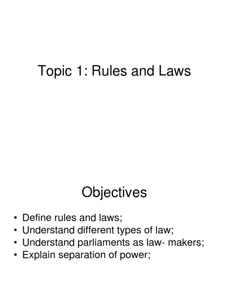 Introduction To Law Topic 1 - Part 1 | PDF | Judiciaries | Crime & Violence
