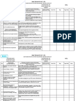 Customer Specific System Requirment Review Check List