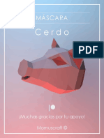 Máscara Cerdo