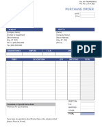 PUR - APS - FR - 01 - Purchase Order - Format