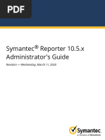 Symantec Reporter 10.5.x Administrator's Guide: Revision - Wednesday, March 11, 2020