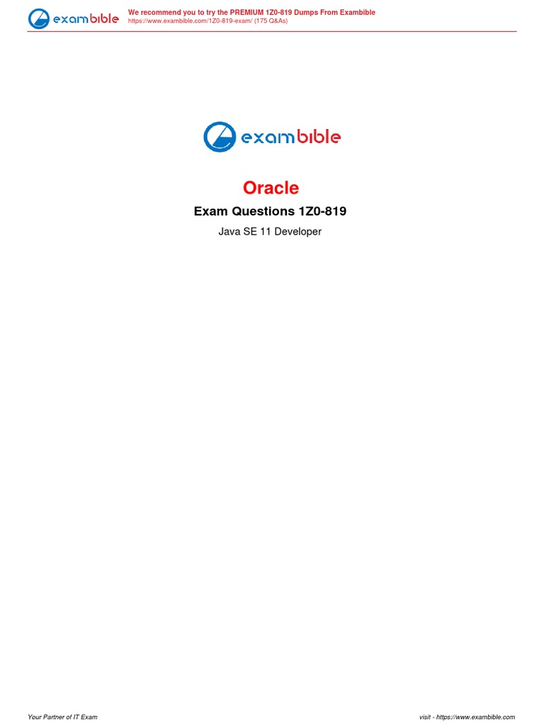 1z0-809 Online Test