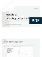 Module 5 - Learning Curve Analysis