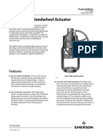 Fisher 1008 Handwheel Actuator: Features