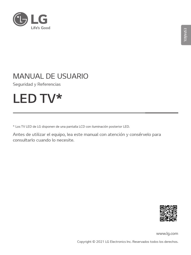 Manual de Usuario Smart TV LG 2021 | PDF | Televisión | Hardware de la