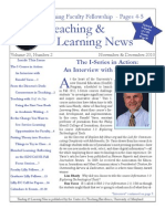 Teaching and Learning News