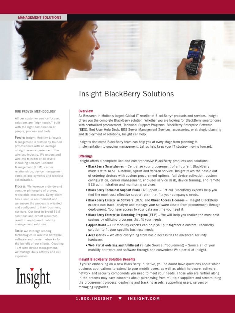 Datasheet Blackberry Black Berry Limited