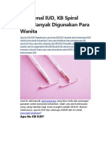 Mengenal IUD