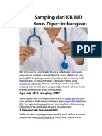 8 Efek Samping Dari KB IUD Yang Harus Dipertimbangkan