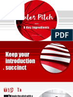 Sales Pitch: 6 Key Ingredients