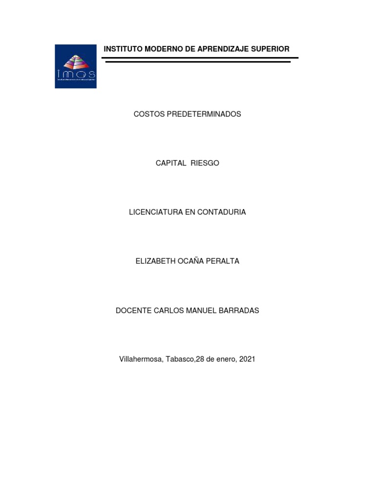 Tipos y Beneficios del Capital Riesgo | PDF | Finanzas corporativas ...