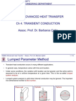 Me 630: Advanced Heat Transfer CH 4. Transient Conduction Assoc. Prof. Dr. Barbaros Çetin
