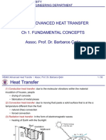 Me 630: Advanced Heat Transfer CH 1. Fundamental Concepts Assoc. Prof. Dr. Barbaros Çetin