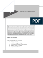 Fields of Social Work: Values and Attitudes