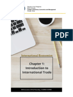 Chapter 1 - Introduction To International Trade