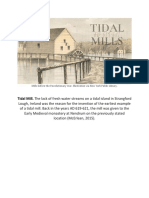 Tidal Mill.: Mills Before The Revolutionary War. Illustration Via New York Public Library