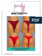 A4 - GIGI Brazilian Cheeky Thong Bikini Bottom - Gigipatterns
