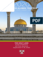 Discover the Holy Land on a 2020 Harvard Alumni Trip